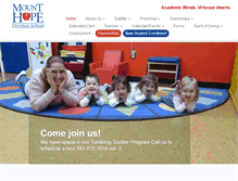 Tablet Screenshot of mounthopeschool.org